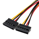 Maxbell 4 Pin Computer Power Supply to SATA Power adapter Cable