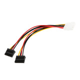 Maxbell 4 Pin Computer Power Supply to SATA Power adapter Cable