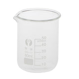 Maxbell Low Form Glass Measuring Graduated Beaker Chemistry Lab glassware 50ML