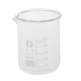 Maxbell Low Form Glass Measuring Graduated Beaker Chemistry Lab glassware 50ML