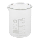 Maxbell Low Form Glass Measuring Graduated Beaker Chemistry Lab glassware 50ML