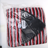 Maxbell 7ft Surfboard Shortboard Striped Terry Cloth Sock Surf Board Cover Red Black
