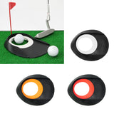 Maxbell Golf Putting Hole with Flag Putting Practice Cup Practice Training Aids Black + Orange