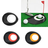 Maxbell Golf Putting Hole with Flag Putting Practice Cup Practice Training Aids Black + Orange