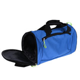 Maxbell Waterproof Yoga Duffel Bag Sport Travel Pack with Shoes Compartment Blue