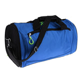 Maxbell Waterproof Yoga Duffel Bag Sport Travel Pack with Shoes Compartment Blue