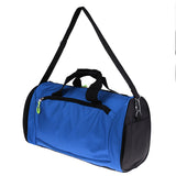 Maxbell Waterproof Yoga Duffel Bag Sport Travel Pack with Shoes Compartment Blue