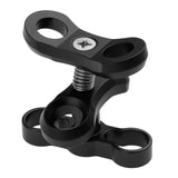 Maxbell Aluminum Diving Lights Ball Butterfly Clip Arm Clamp Mount Underwater Black