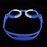 Maxbell Silicone Unisex Kids Child Anti-Fog Swimming Goggles Glasses Blue White