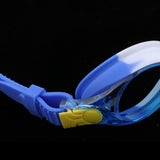 Maxbell Silicone Unisex Kids Child Anti-Fog Swimming Goggles Glasses Blue White