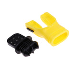 Maxbell Silicone Scuba Diving Moldable Bite Mouthpiece Regulator with Tie Wrap Yellow