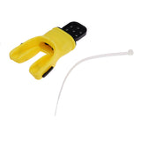 Maxbell Silicone Scuba Diving Moldable Bite Mouthpiece Regulator with Tie Wrap Yellow