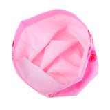 Maxbell PU Swimming Cap Waterproof Bathing Hat for Adults Kid Pink + Red Rose