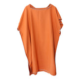 Maxbell Beach Bath Surf Swim Poncho Robe With Hood Wetsuit Changing Towel Orange