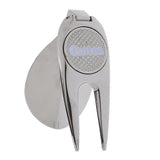 Maxbell Alloy Golf Putting Green Divot Tool Lawn Repair with Ball Mark Golf Gift A