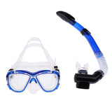 Maxbell Snorkel Mask Dry Snorkel Fins Set for Diving Snorkeling Swim Adult Size XXS