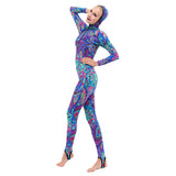 Maxbell Women Wetsuit Swimming Scuba Diving Snorkeling Surfing Hooded Full Suits M