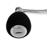 Maxbell Metal Fishing Reel Handle Knob Spinning Reel Handle Replacement Black Silver