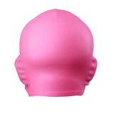 Maxbell Flexible Silicone Swimming Swim Ear Guard Cap Bathing Hat waterproof Pink