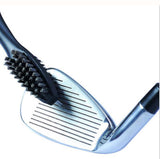 Maxbell 2 Side Golf Club Cleaning Brush Golfer Tool with Retractable Cord Grey Black