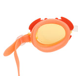 Maxbell Cute Kids Swimming Goggles Glasses Anti-fog Swim Goggle Crab Decor Orange