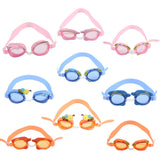 Maxbell Cute Kids Swimming Goggles Glasses Anti-fog Swim Goggle Crab Decor Orange