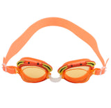 Maxbell Cute Kids Swimming Goggles Glasses Anti-fog Swim Goggle Crab Decor Orange