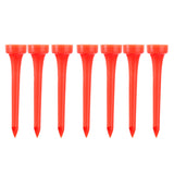 Maxbell 50Pcs Red Plastic Golf Tee 60mm Golfer Training Accessory