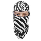 Maxbell Outdoor Motorcycle Riding Fishing Full Face Head Hood Protector UV Cap Cover Hat Zebra