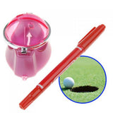 Maxbell Golf Ball Linear Marker Template with Pen