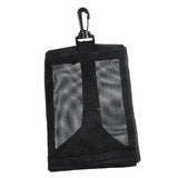 Maxbell Scuba Diving Dive Weight Pocket Accessories Mesh Pouch Bag with Clip Black