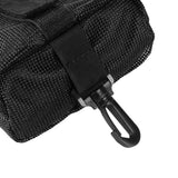 Maxbell Scuba Diving Dive Weight Pocket Accessories Mesh Pouch Bag with Clip Black