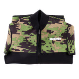 Maxbell 2.5mm Neoprene Green Camo Scuba Diving Wetsuit Top Snorkel Surf Jacket XXL