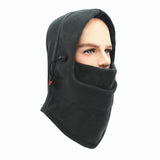 Maxbell Fleece Windproof Ski Cycling Neck Hood Face Mask Balaclavas Hat Grey