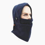 Maxbell Fleece Windproof Ski Cycling Neck Hood Face Mask Balaclavas Hat Navy Blue