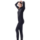 Maxbell Womens 3mm Black Neoprene Wetsuit Full Suit Jumpsuit for Diving Surfing S