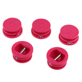 Maxbell 5 Pieces Surfing Leash Plug Surfboard Longboard Leash Cup Plug 25mm Red