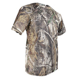 Maxbell Men's Short Sleeve T Shirt Hunting Bionic Camouflage Quick Dry Clothing XXL