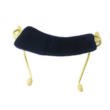 Maxbell Dark Blue 3/4 4/4 Violin Spring Shoulder Rest Velvet Frame Rest