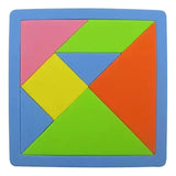 Maxbell 7 Pieces EVA Foam Tangram Brain Educational Teaser Puzzle Game Kid Toys