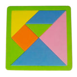 Maxbell 7 Pieces EVA Foam Tangram Brain Educational Teaser Puzzle Game Kid Toys