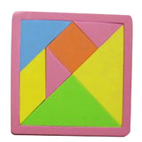 Maxbell 7 Pieces EVA Foam Tangram Brain Educational Teaser Puzzle Game Kid Toys