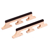 Maxbell Maple and Ebony Banjo Bridge 5 String 3 Footed Pack of 2 Pcs