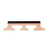 Maxbell Maple and Ebony Banjo Bridge 5 String 3 Footed Pack of 2 Pcs
