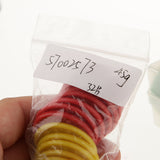 Maxbell 32 Plastic Poker Chips - Red Green Blue Yellow