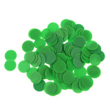 Maxbell 100 Opaque Plastic Board Game Counters Tiddly winks Numeracy Teaching Green