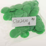 Maxbell 100 Opaque Plastic Board Game Counters Tiddly winks Numeracy Teaching Green