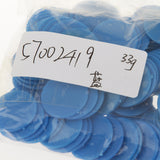 Maxbell 100 Opaque Plastic Board Game Counters Tiddly winks Numeracy Teaching Blue