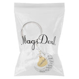 Maxbell Charm I Love You To The Moon And Back Keyring Keychain Gift -Grandpa