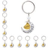 Maxbell Charm I Love You To The Moon And Back Keyring Keychain Gift -Grandpa